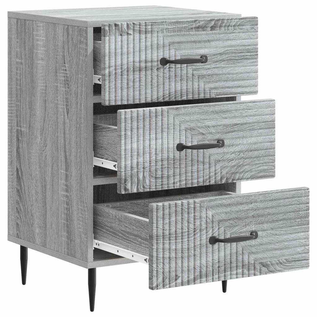 vidaXL Szafka Nocna Szary Sonoma 43 x 41 x 66,5 cm Drewno inżynieryjne
