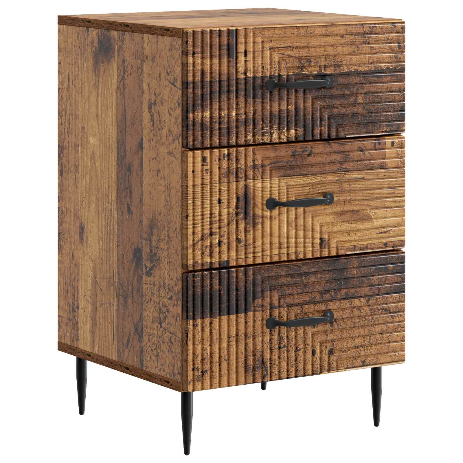 vidaXL Szafka Nocna Stare drewno 43 x 41 x 66,5 cm Drewno inżynieryjne