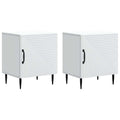 vidaXL Szafka Nocna 2 pcs Biały 43 x 34,5 x 50 cm Drewno inżynieryjne
