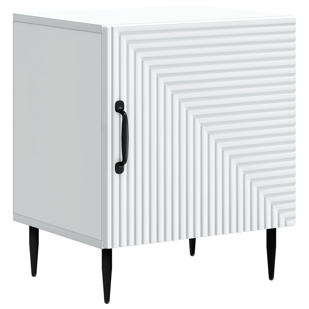 vidaXL Szafka Nocna 2 pcs Biały 43 x 34,5 x 50 cm Drewno inżynieryjne