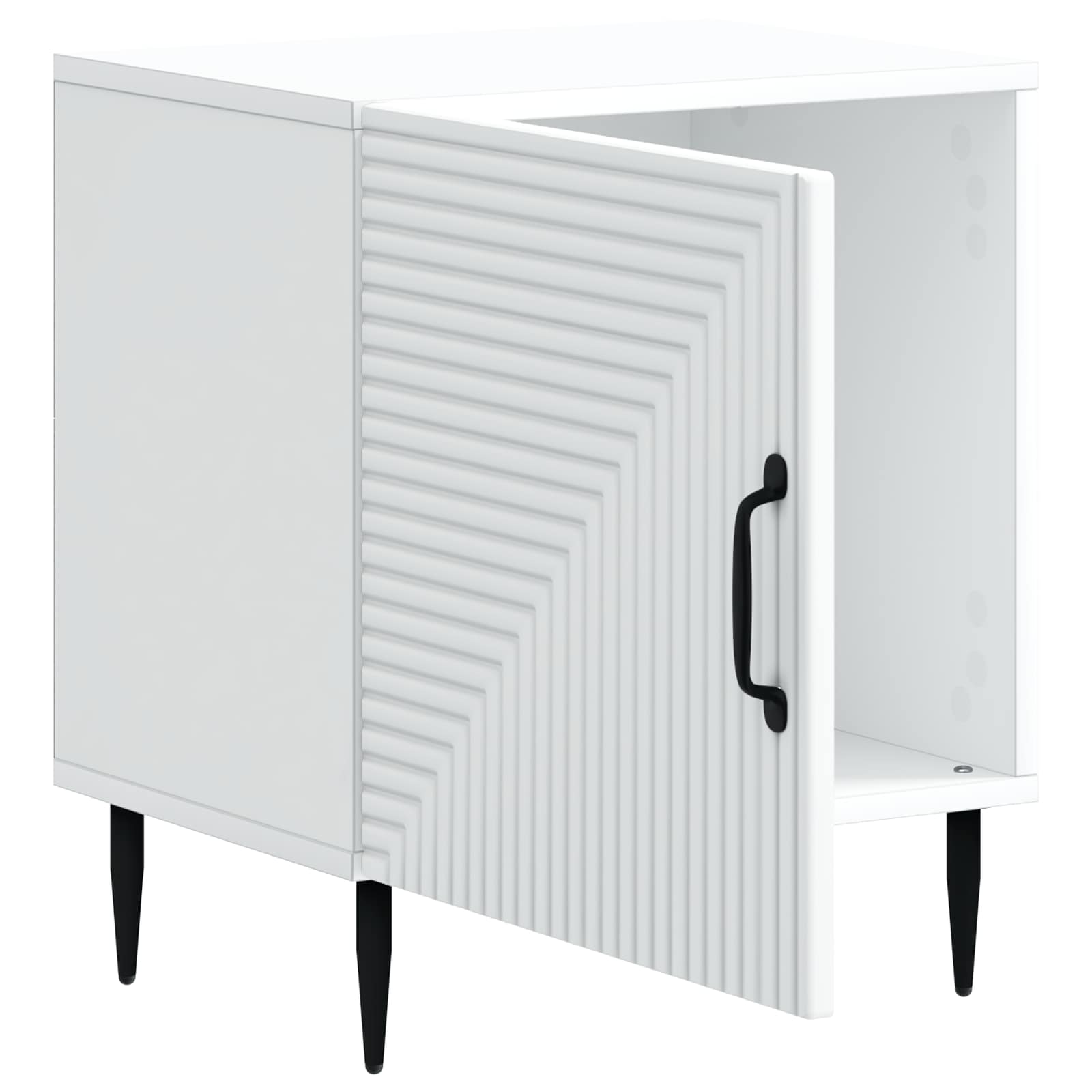 vidaXL Szafka Nocna 2 pcs Biały 43 x 34,5 x 50 cm Drewno inżynieryjne