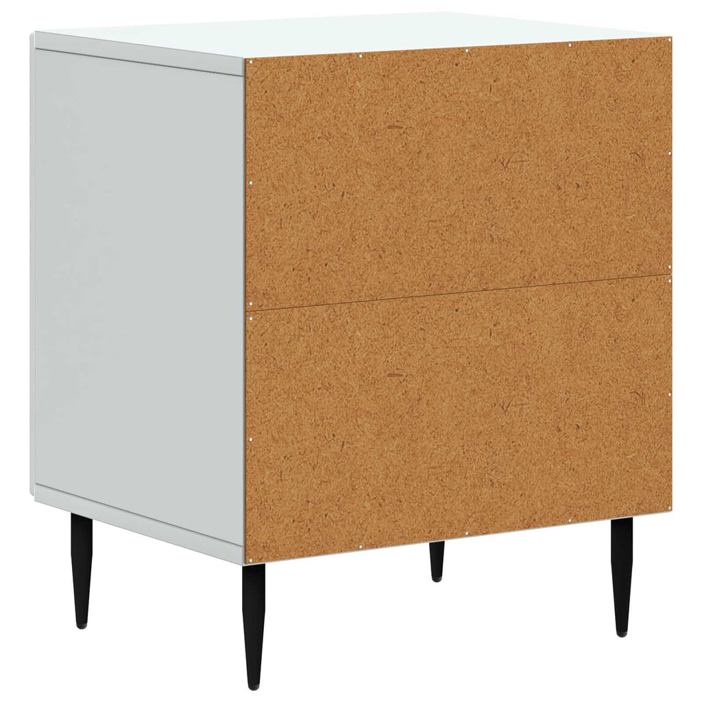 vidaXL Szafka Nocna 2 pcs Biały 43 x 34,5 x 50 cm Drewno inżynieryjne
