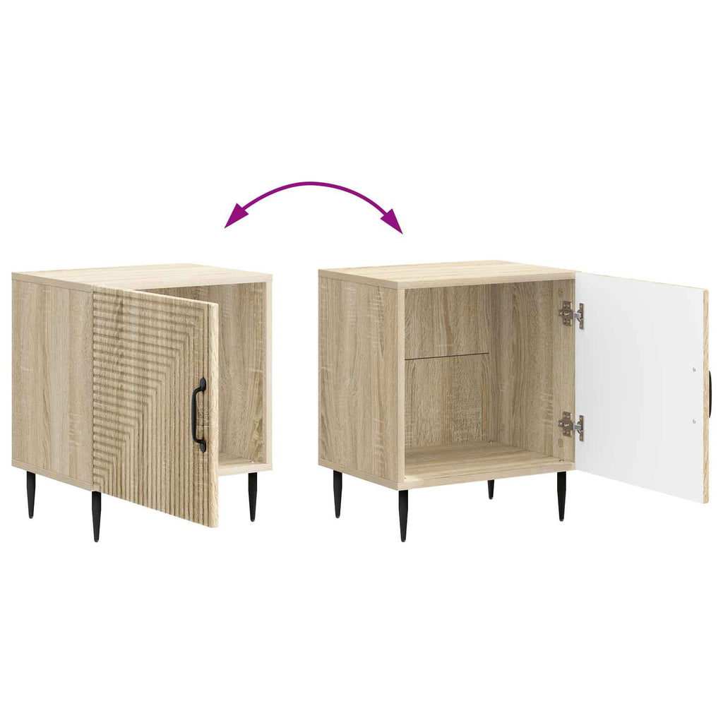 vidaXL Szafka Nocna dąb Sonoma 43 x 34,5 x 50 cm Drewno inżynieryjne