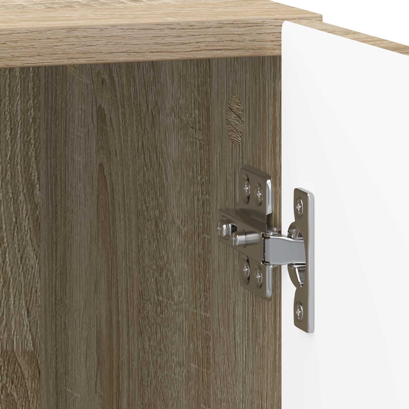 vidaXL Szafka Nocna 2 pcs dąb Sonoma 43 x 34,5 x 50 cm