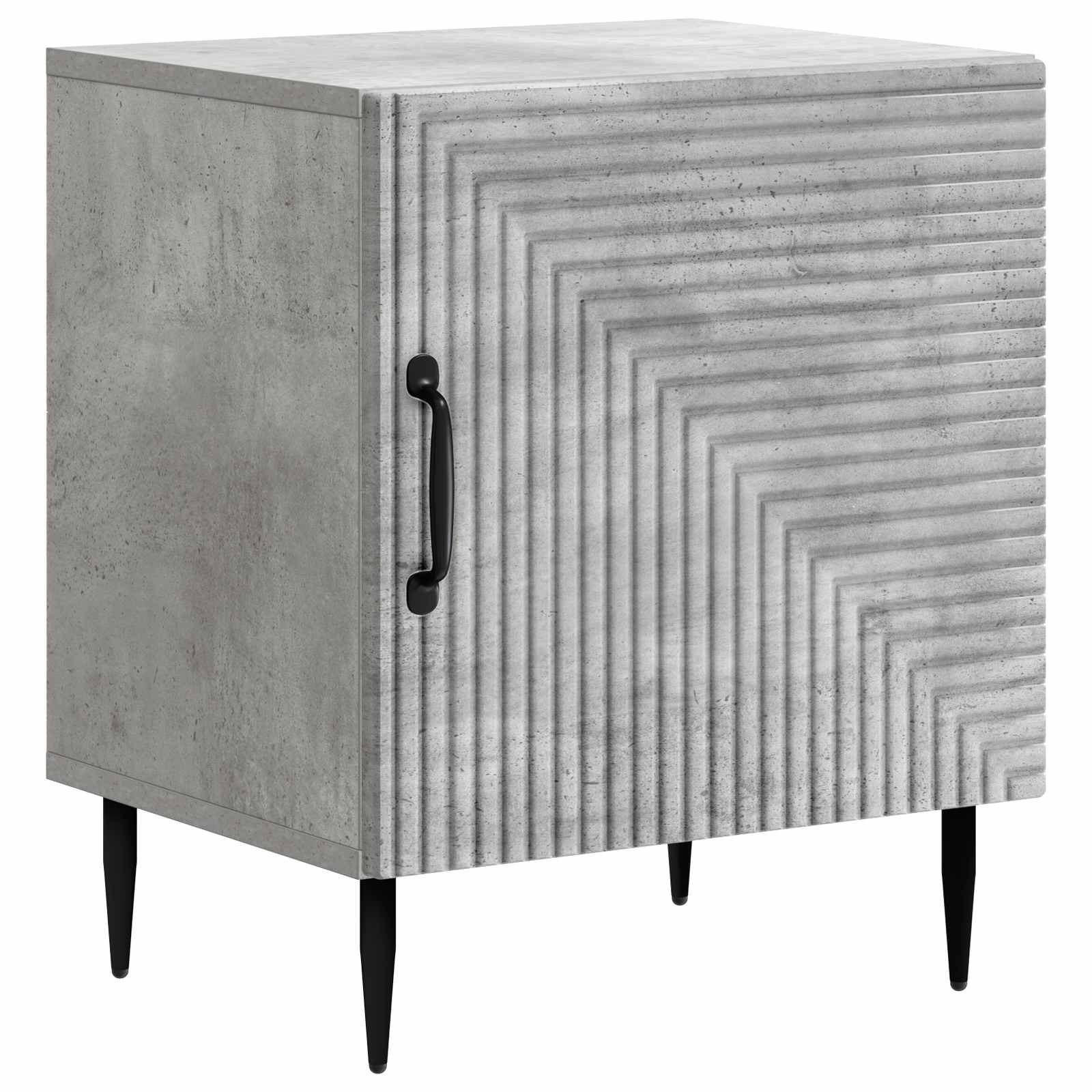 vidaXL Szafka Nocna Betonowy szary 43 x 34,5 x 50 cm