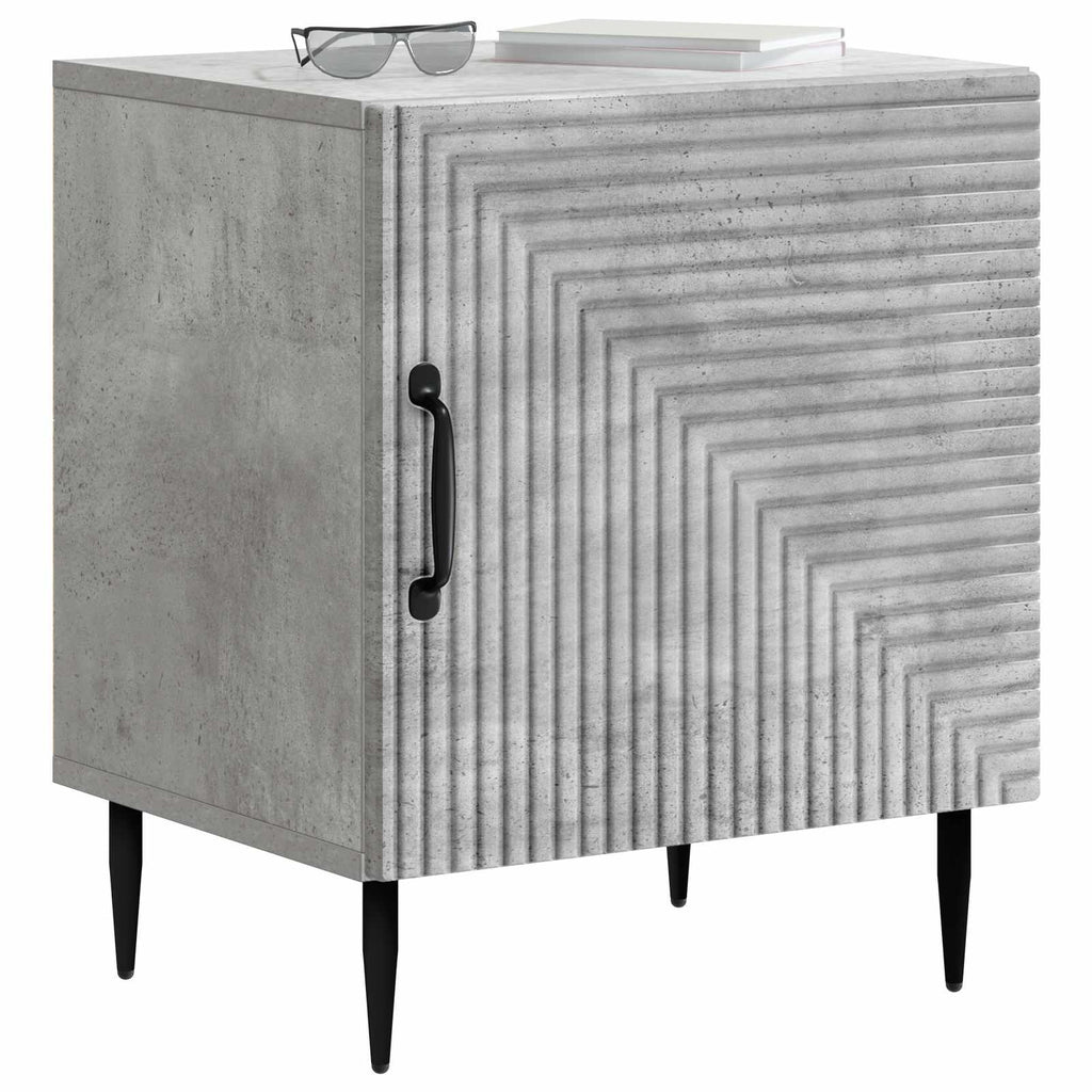 vidaXL Szafka Nocna Betonowy szary 43 x 34,5 x 50 cm