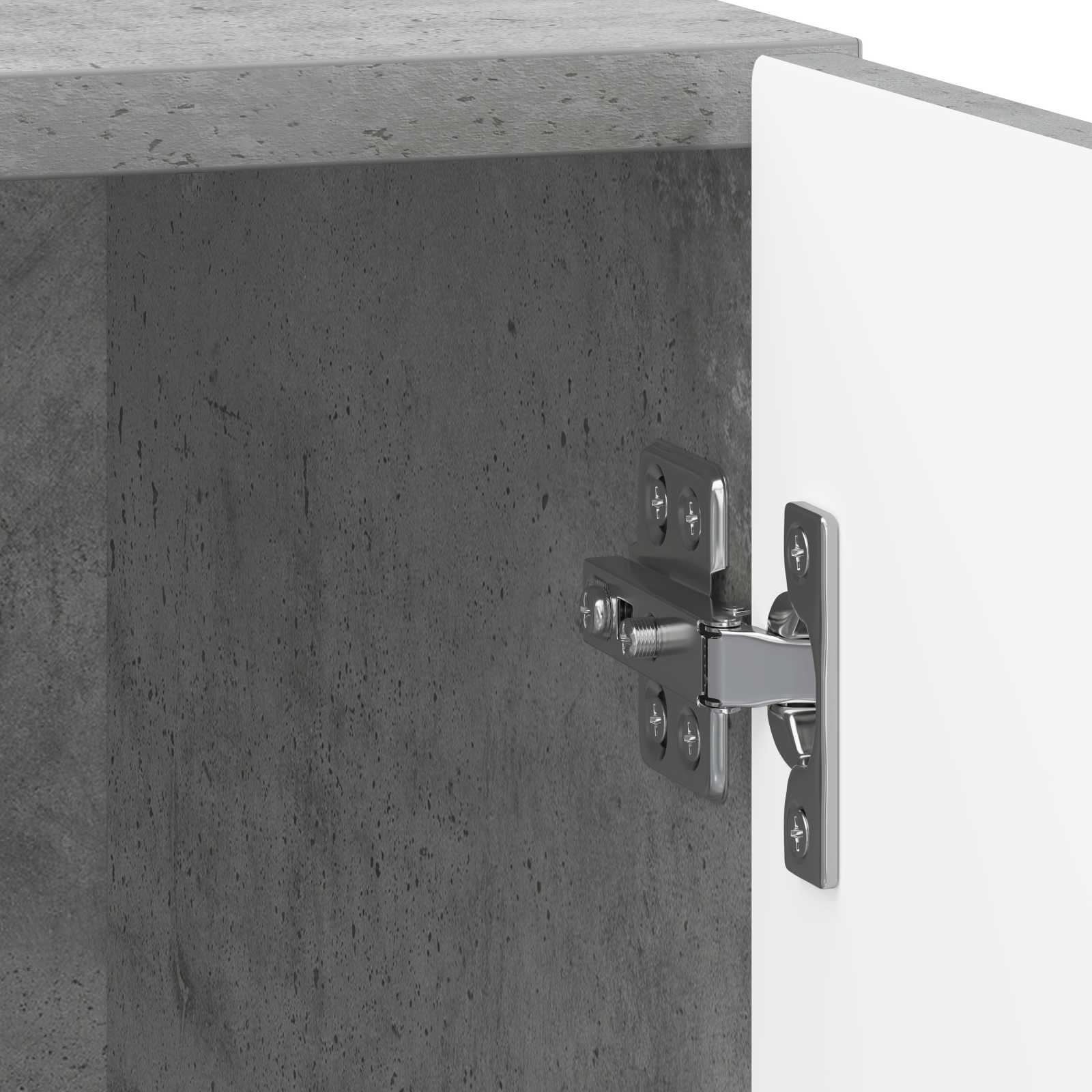 vidaXL Szafka Nocna 2 pcs Betonowy szary 43 x 34,5 x 50 cm