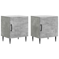 vidaXL Szafka Nocna 2 pcs Betonowy szary 43 x 34,5 x 50 cm