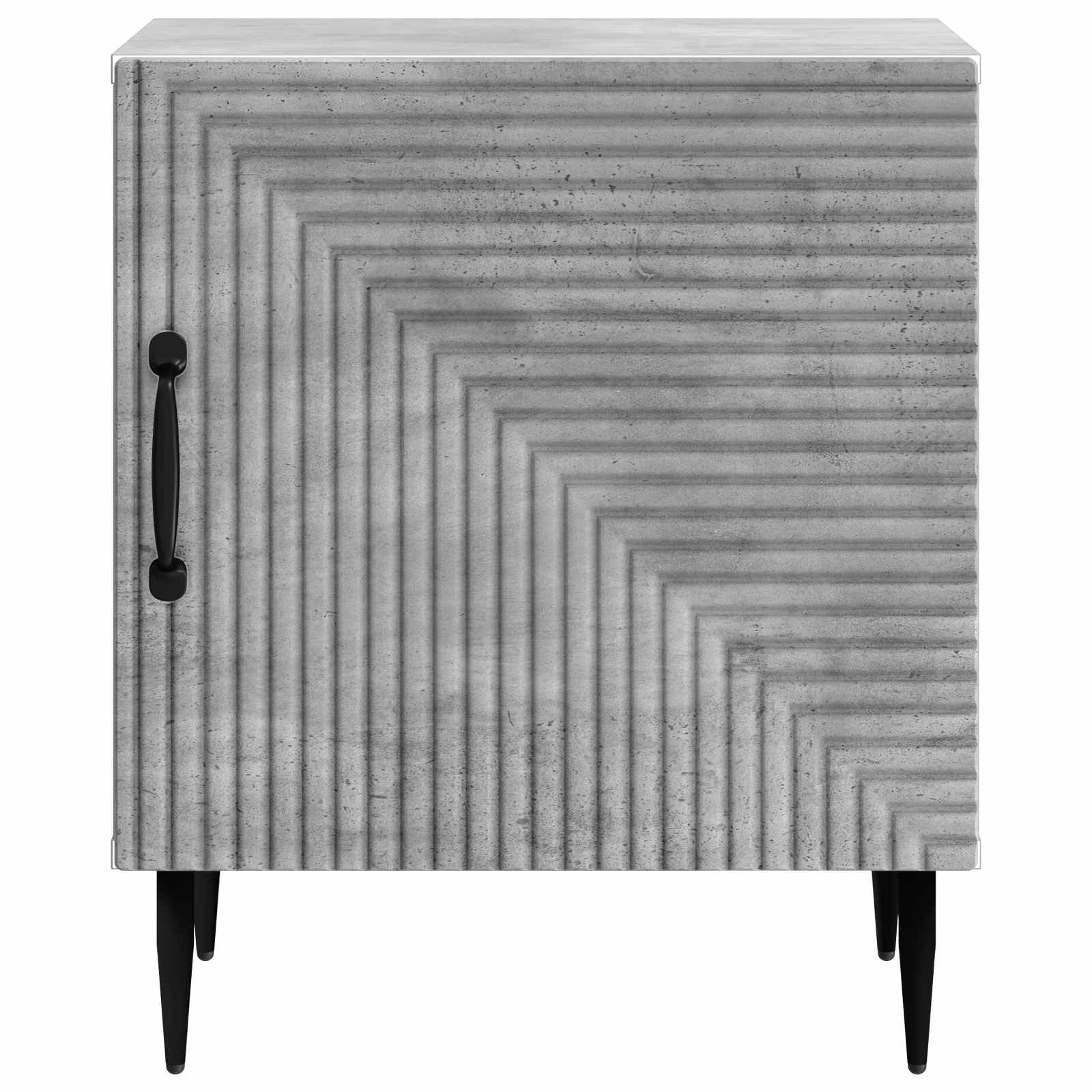 vidaXL Szafka Nocna 2 pcs Betonowy szary 43 x 34,5 x 50 cm
