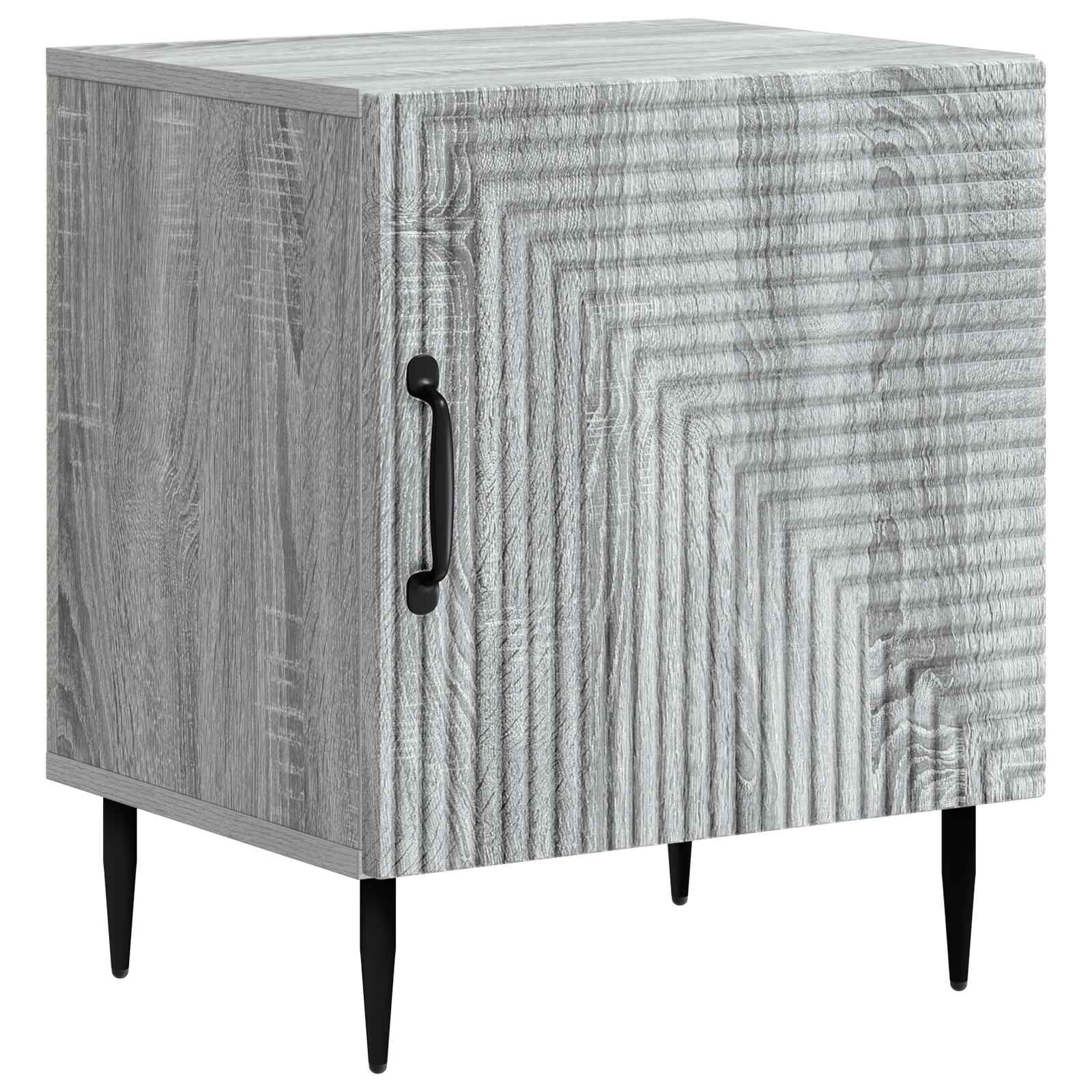 vidaXL Szafka Nocna Szary Sonoma 43 x 34,5 x 50 cm Drewno inżynieryjne