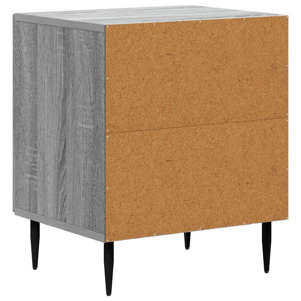 vidaXL Szafka Nocna Szary Sonoma 43 x 34,5 x 50 cm Drewno inżynieryjne