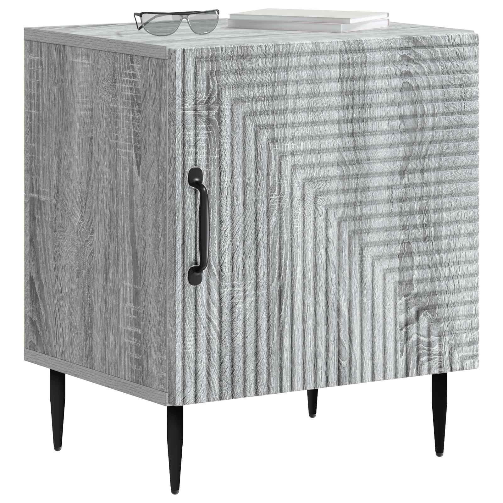 vidaXL Szafka Nocna Szary Sonoma 43 x 34,5 x 50 cm Drewno inżynieryjne