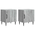 vidaXL Szafka Nocna 2 pcs Szary Sonoma 43 x 34,5 x 50 cm