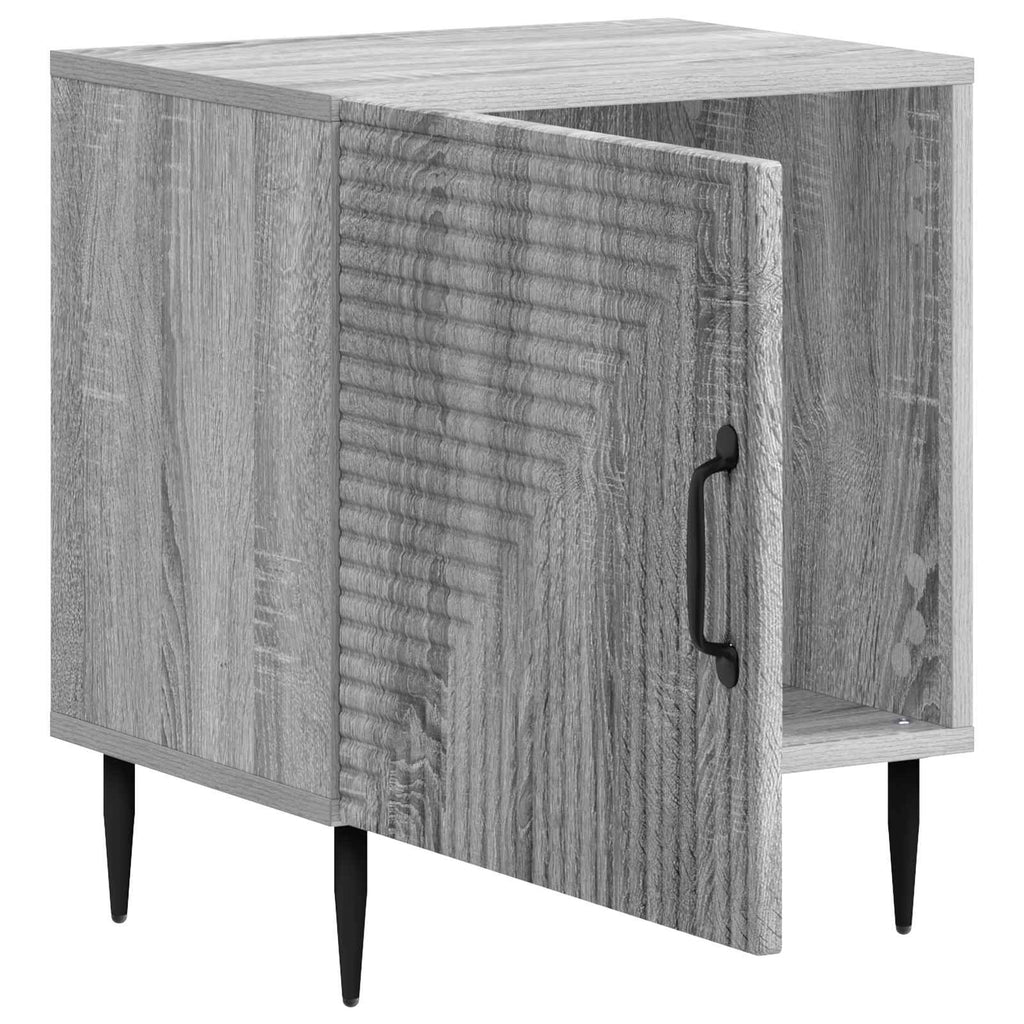 vidaXL Szafka Nocna 2 pcs Szary Sonoma 43 x 34,5 x 50 cm