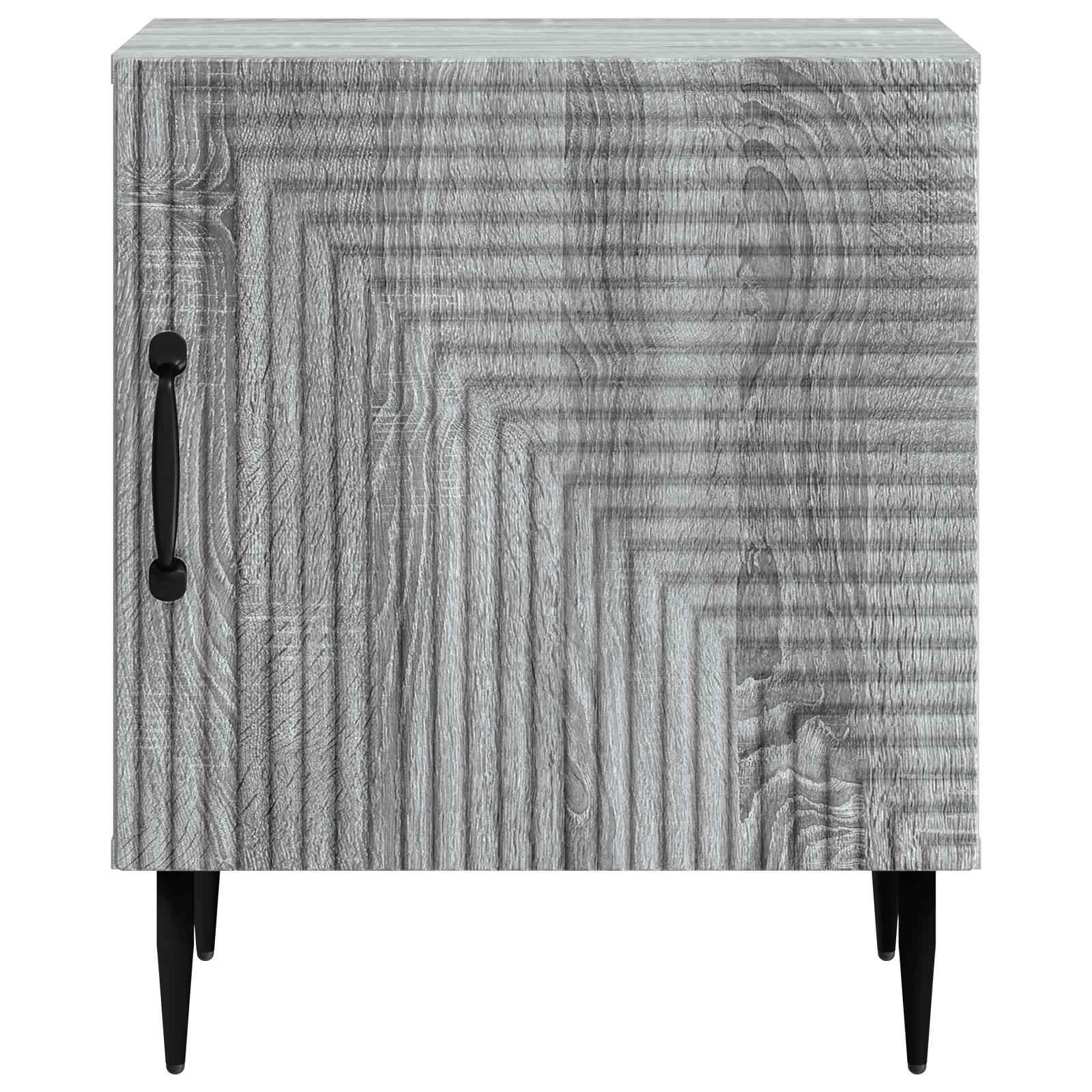 vidaXL Szafka Nocna 2 pcs Szary Sonoma 43 x 34,5 x 50 cm