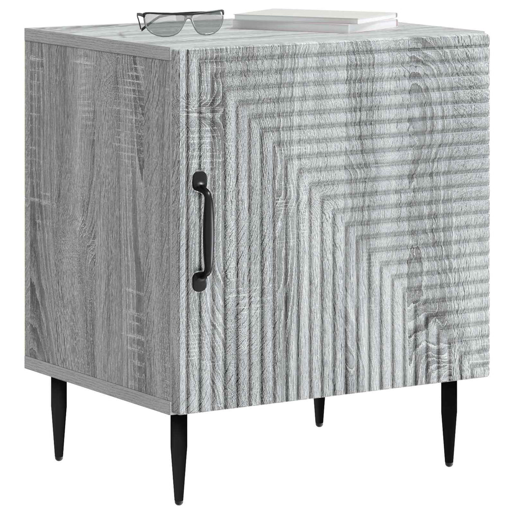 vidaXL Szafka Nocna 2 pcs Szary Sonoma 43 x 34,5 x 50 cm