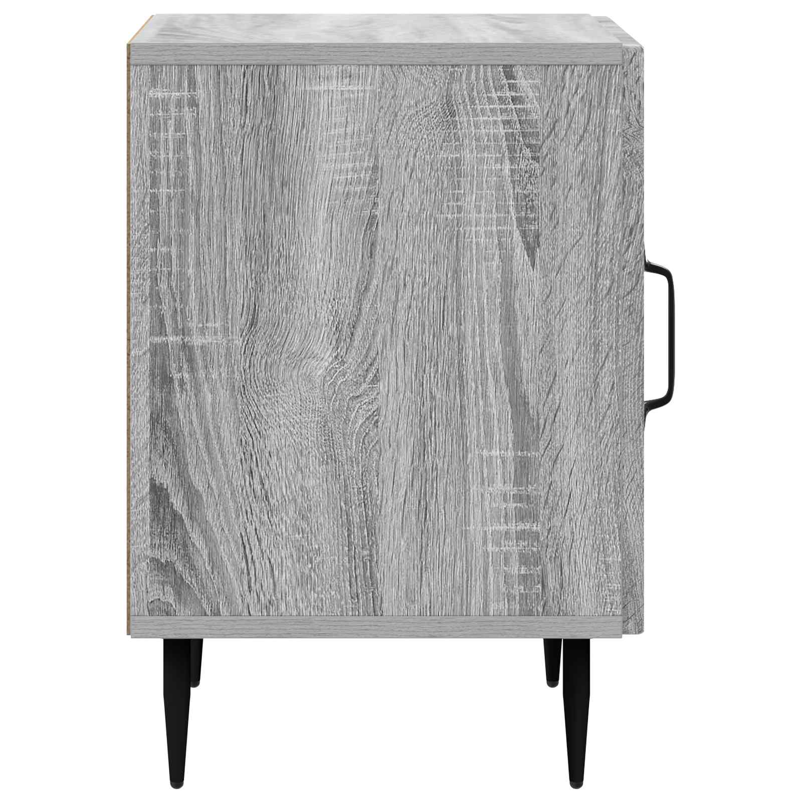 vidaXL Szafka Nocna 2 pcs Szary Sonoma 43 x 34,5 x 50 cm