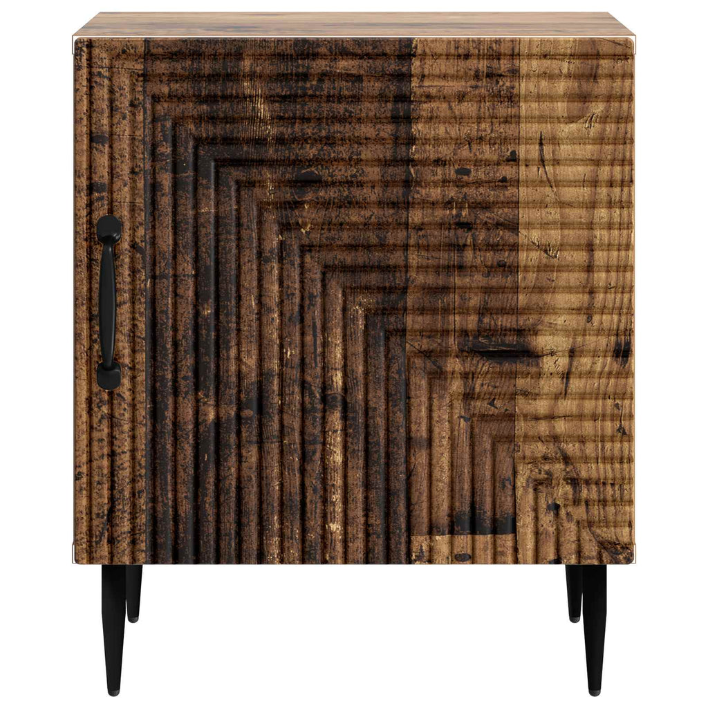 vidaXL Szafka Nocna 2 pcs Stare drewno 43 x 34,5 x 50 cm
