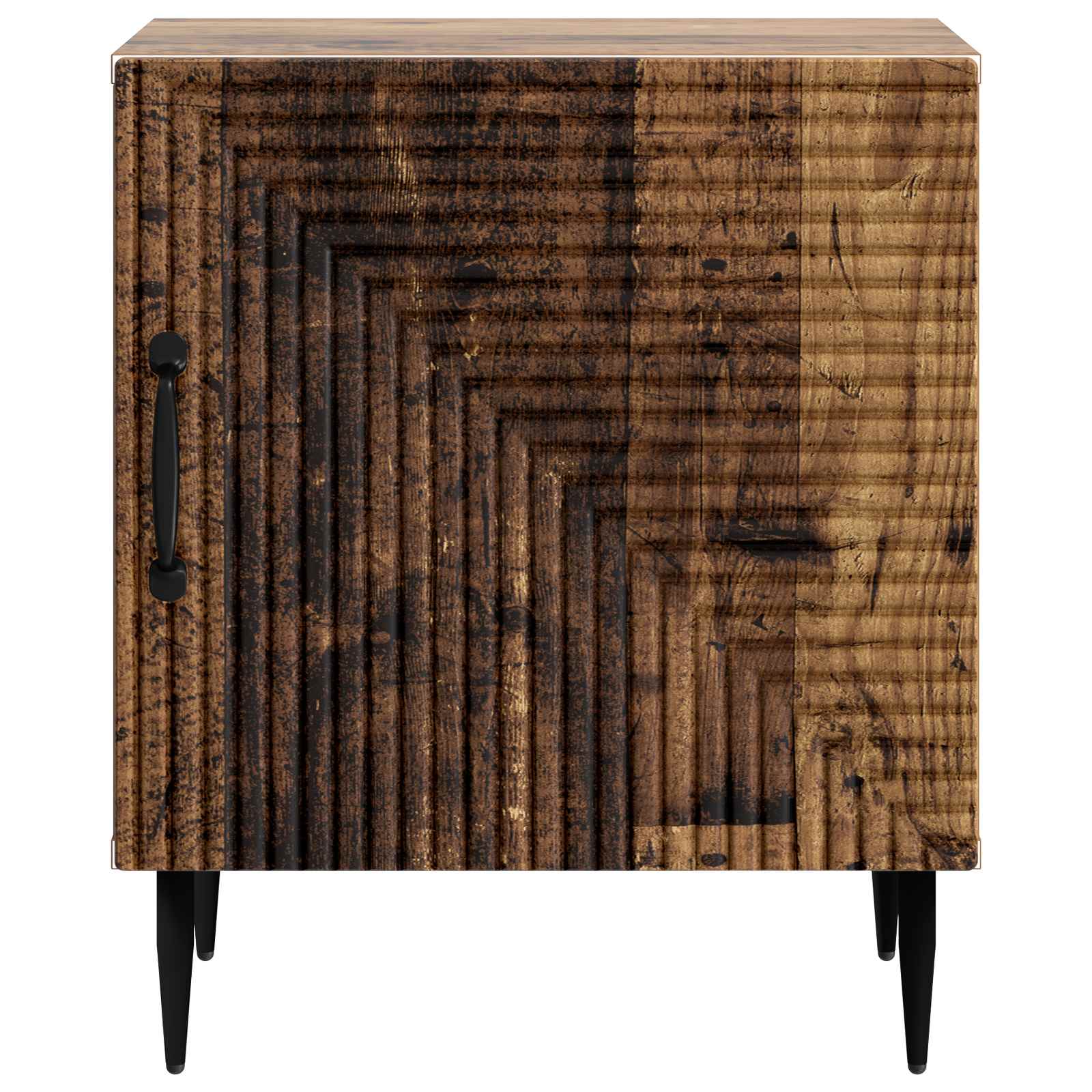vidaXL Szafka Nocna 2 pcs Stare drewno 43 x 34,5 x 50 cm