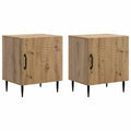 vidaXL Szafka Nocna 2 pcs Dąb artisan 43 x 34,5 x 50 cm
