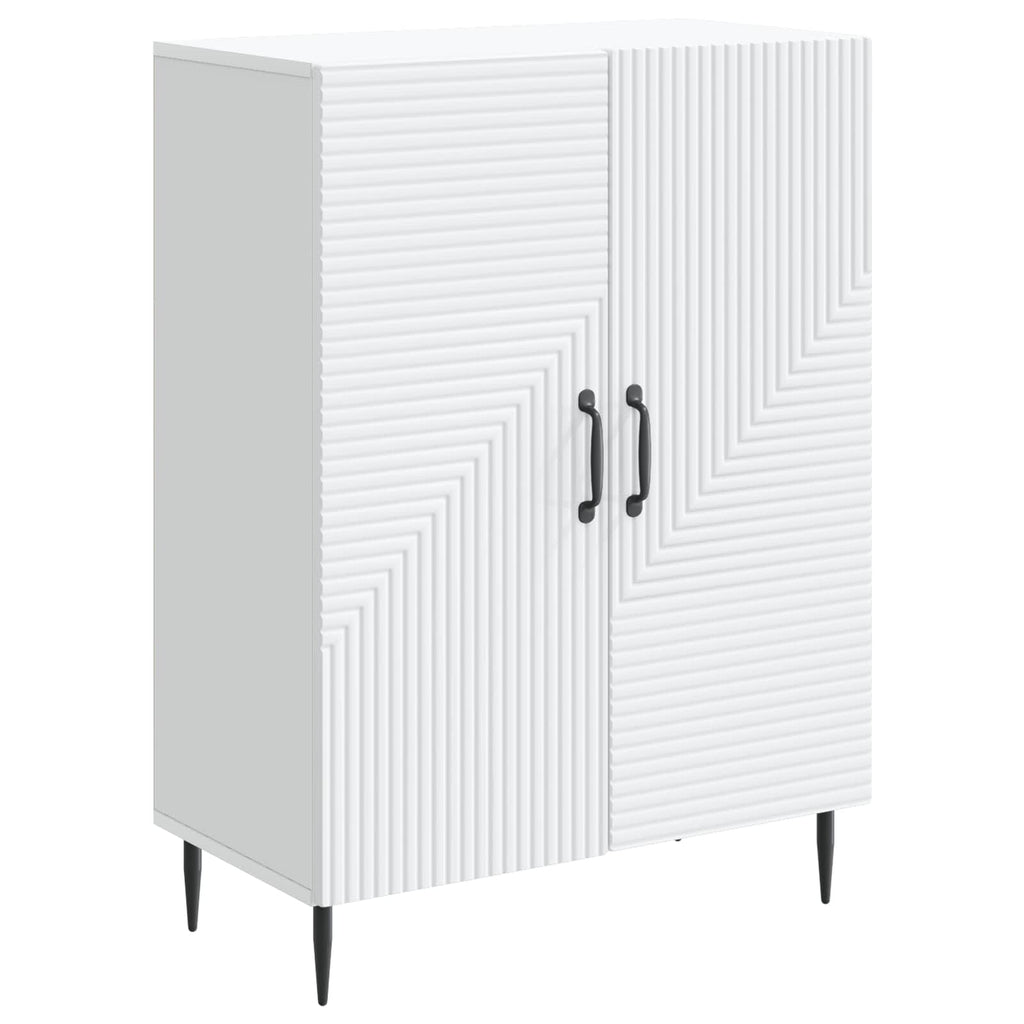 vidaXL Bufet Biały 66 x 34,5 x 89,5 cm Drewno inżynieryjne