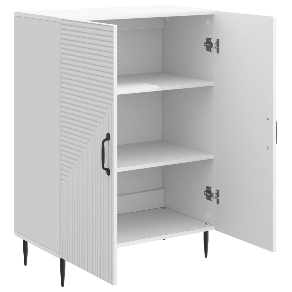 vidaXL Bufet Biały 66 x 34,5 x 89,5 cm Drewno inżynieryjne