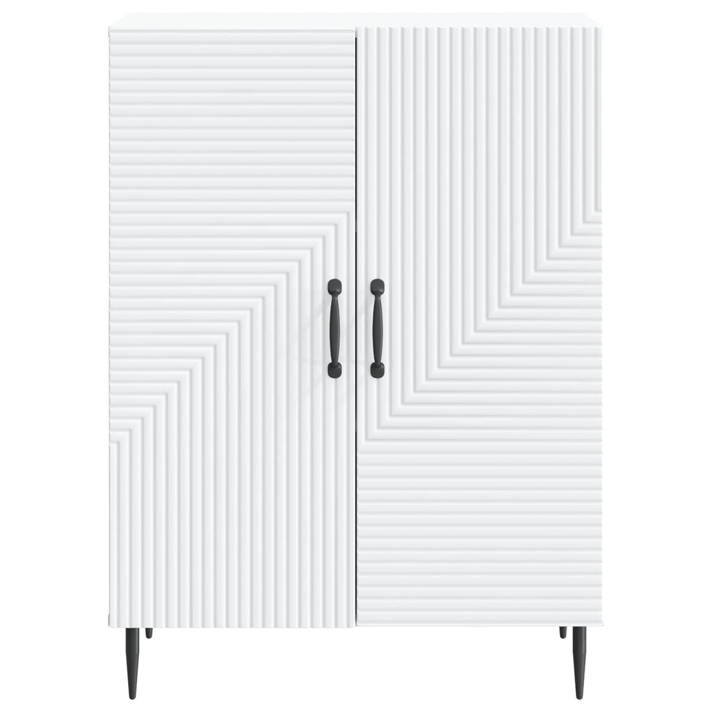 vidaXL Bufet Biały 66 x 34,5 x 89,5 cm Drewno inżynieryjne