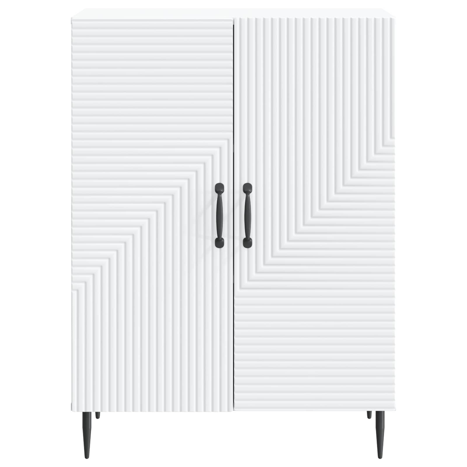vidaXL Bufet Biały 66 x 34,5 x 89,5 cm Drewno inżynieryjne