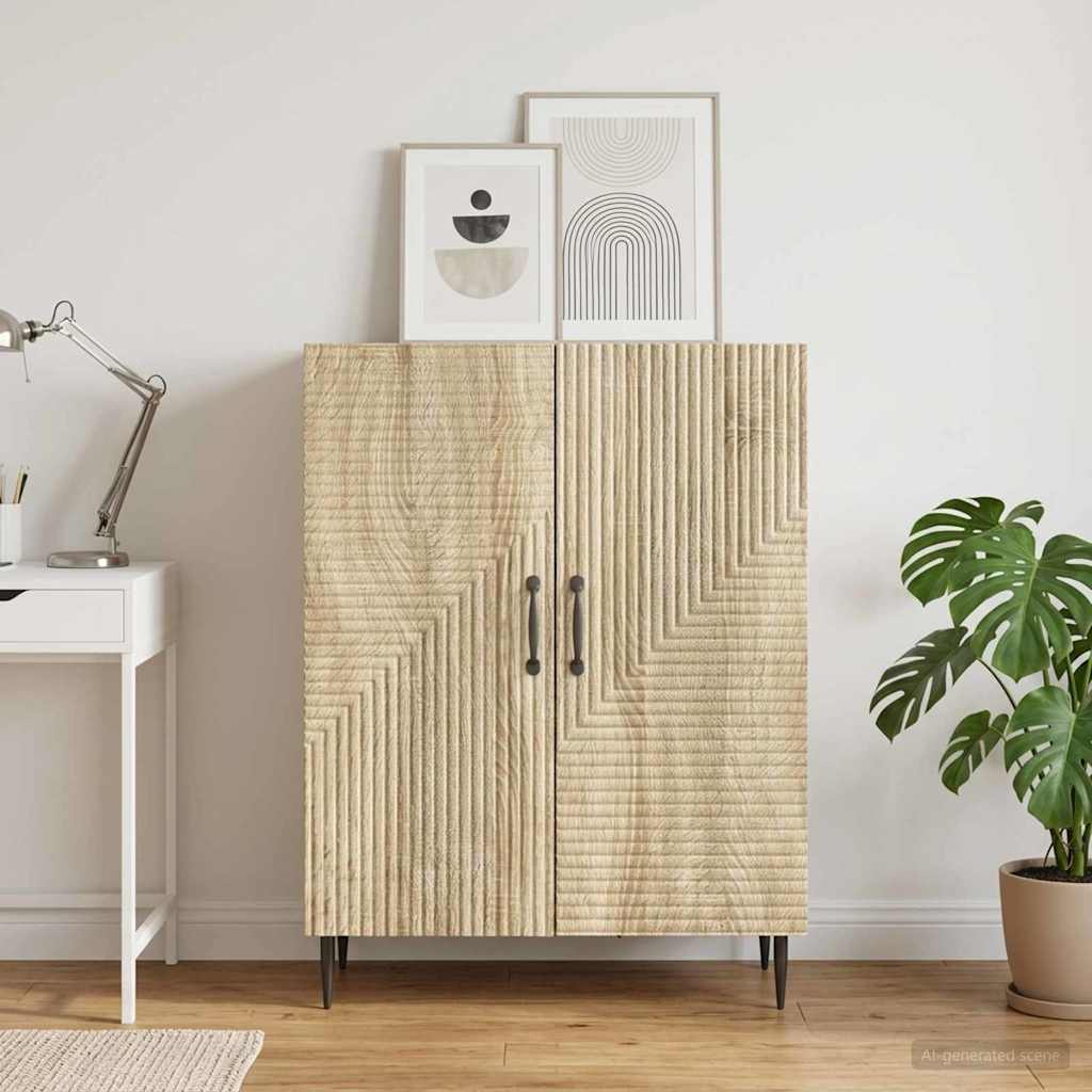 vidaXL Bufet dąb Sonoma 66 x 34,5 x 89,5 cm Drewno inżynieryjne