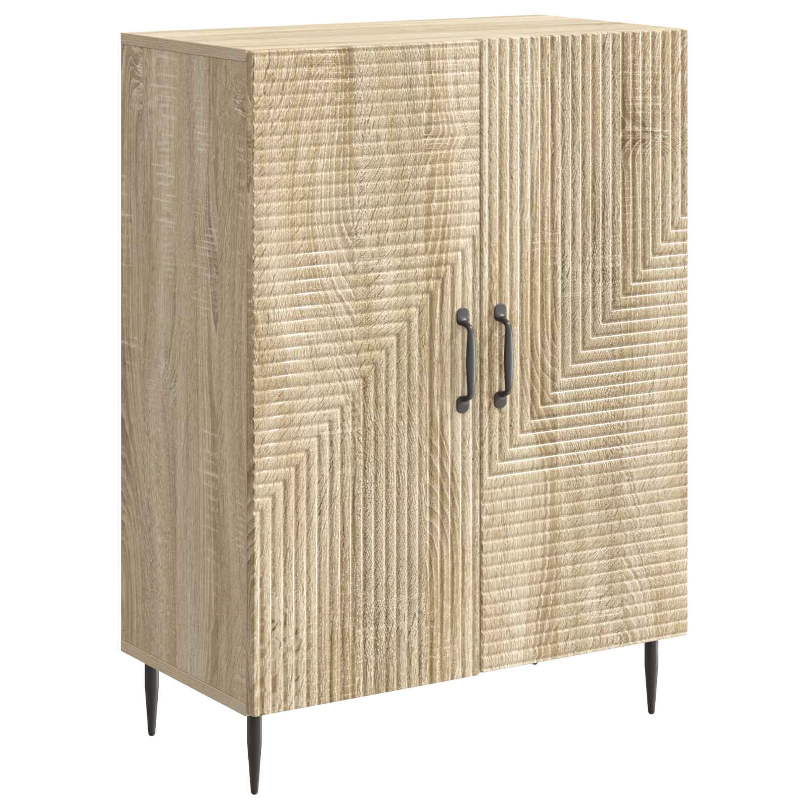 vidaXL Bufet dąb Sonoma 66 x 34,5 x 89,5 cm Drewno inżynieryjne