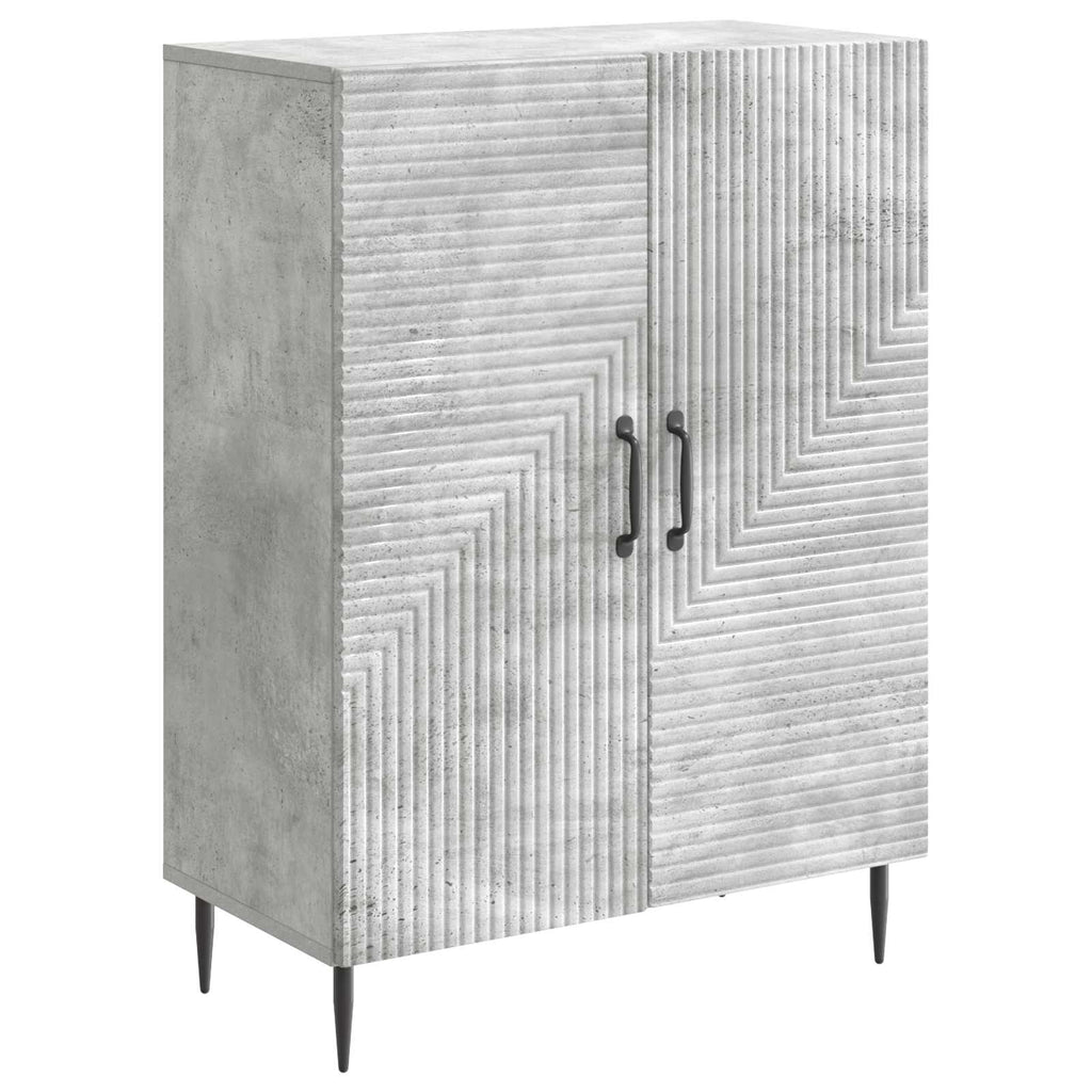 vidaXL Bufet Betonowy szary 66 x 34,5 x 89,5 cm Drewno inżynieryjne