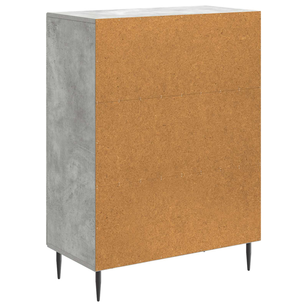 vidaXL Bufet Betonowy szary 66 x 34,5 x 89,5 cm Drewno inżynieryjne