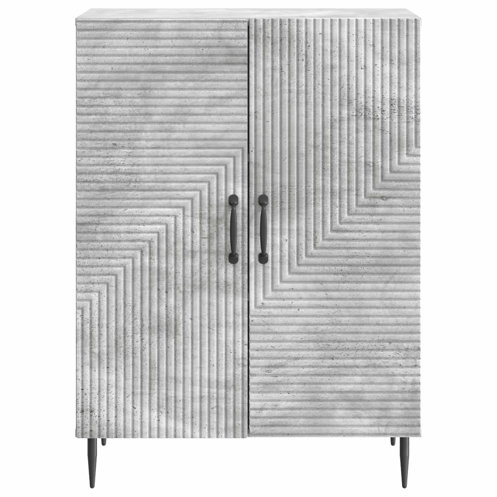 vidaXL Bufet Betonowy szary 66 x 34,5 x 89,5 cm Drewno inżynieryjne