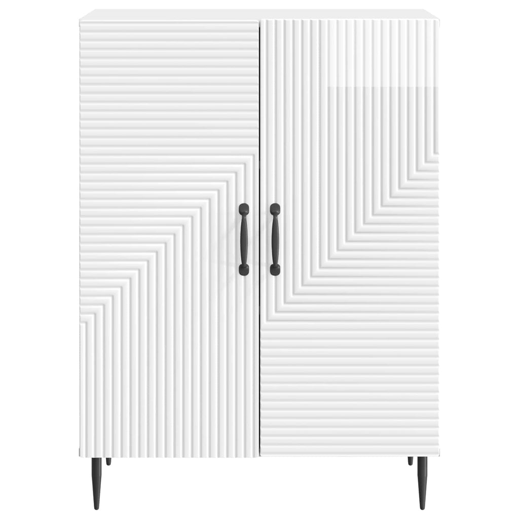 vidaXL Bufet Biały wysoki połysk 66 x 34,5 x 89,5 cm