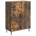 vidaXL Bufet Dąb wędzony 66 x 34,5 x 89,5 cm Drewno inżynieryjne