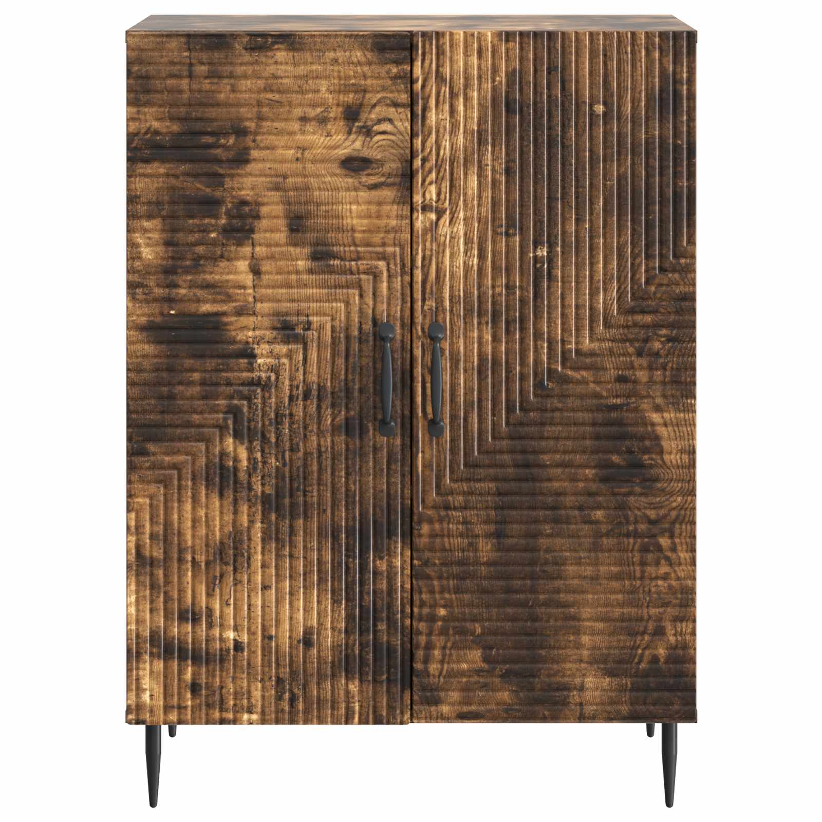 vidaXL Bufet Dąb wędzony 66 x 34,5 x 89,5 cm Drewno inżynieryjne