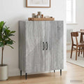 vidaXL Bufet Szary Sonoma 66 x 34,5 x 89,5 cm Drewno inżynieryjne