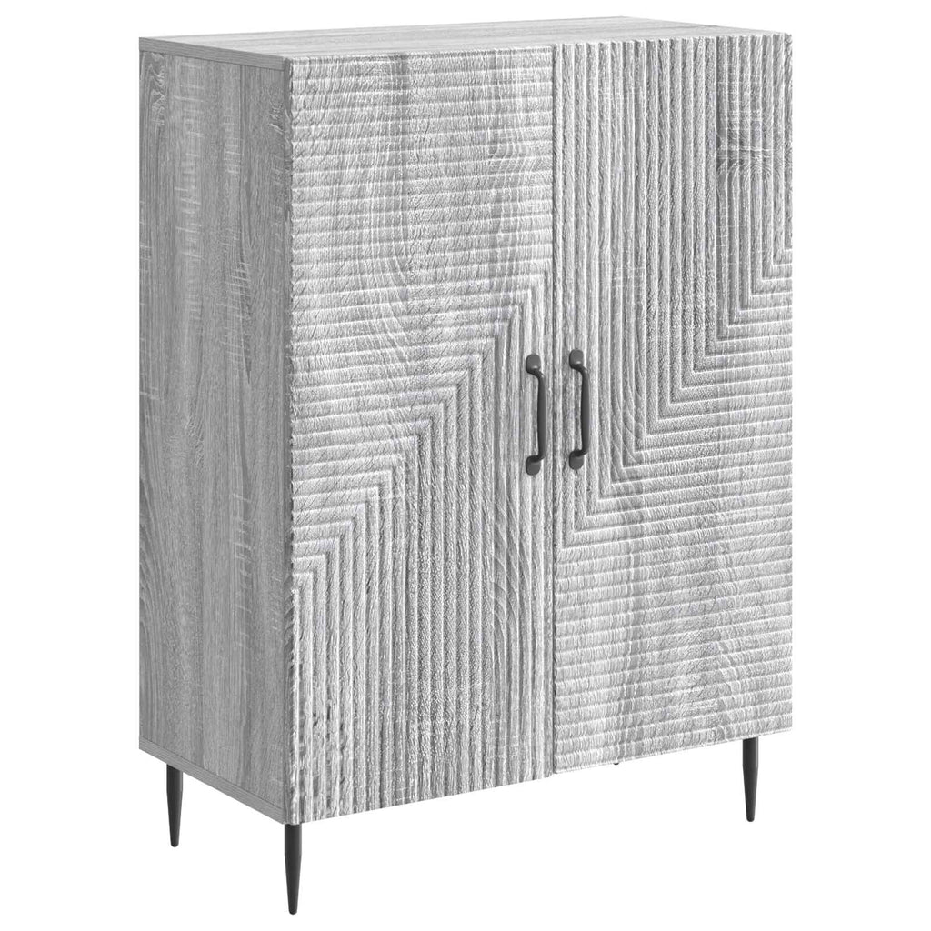 vidaXL Bufet Szary Sonoma 66 x 34,5 x 89,5 cm Drewno inżynieryjne