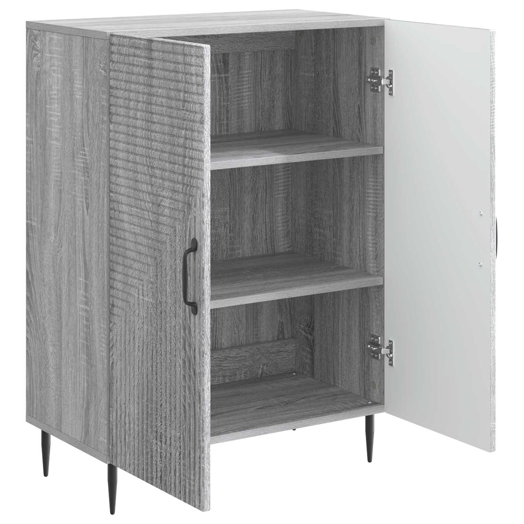 vidaXL Bufet Szary Sonoma 66 x 34,5 x 89,5 cm Drewno inżynieryjne