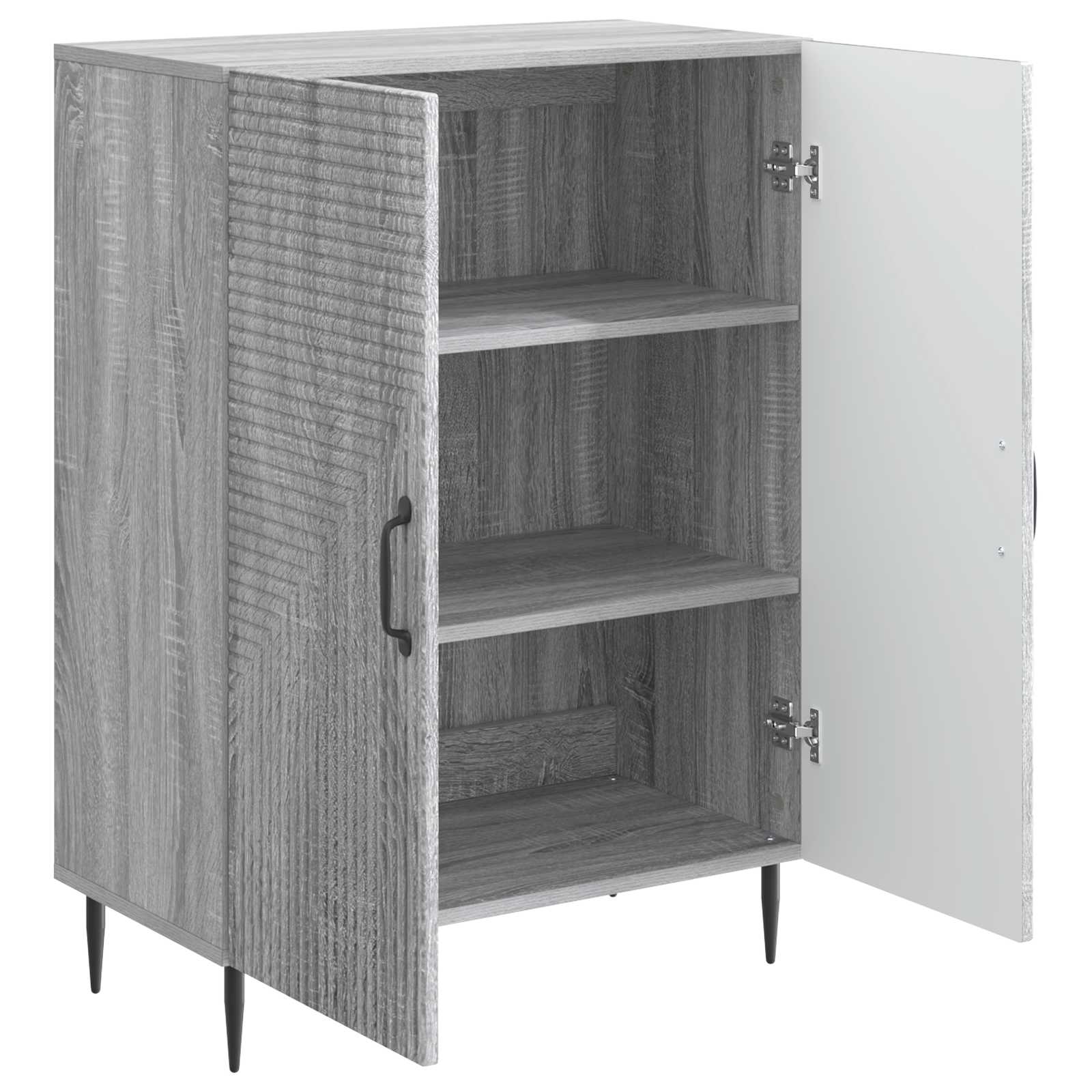 vidaXL Bufet Szary Sonoma 66 x 34,5 x 89,5 cm Drewno inżynieryjne