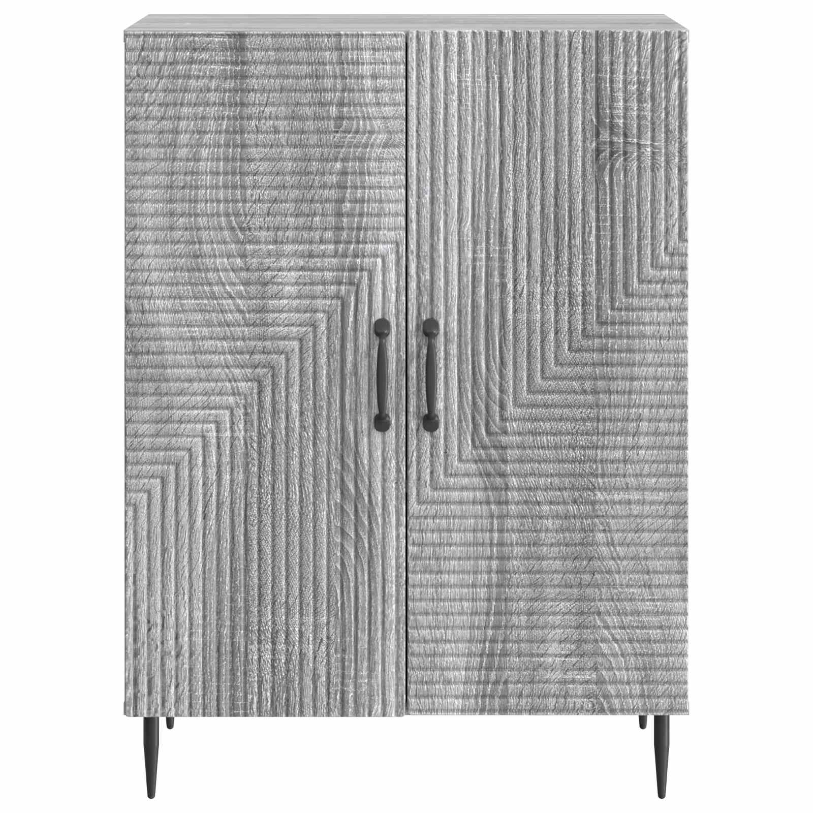 vidaXL Bufet Szary Sonoma 66 x 34,5 x 89,5 cm Drewno inżynieryjne