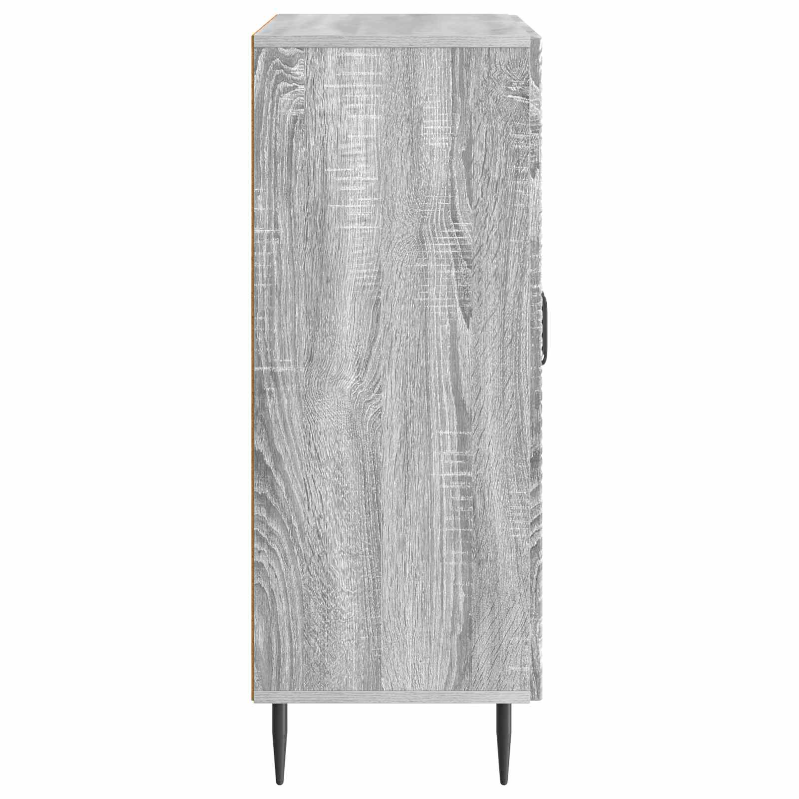 vidaXL Bufet Szary Sonoma 66 x 34,5 x 89,5 cm Drewno inżynieryjne