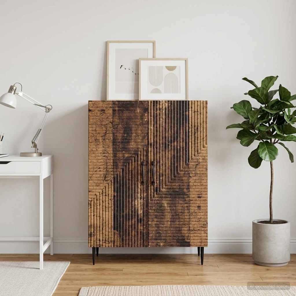 vidaXL Bufet Stare drewno 66 x 34,5 x 89,5 cm Drewno inżynieryjne