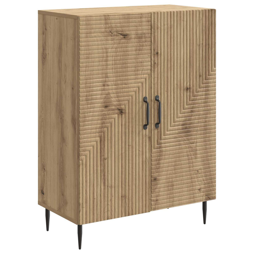 vidaXL Bufet Dąb artisan 66 x 34,5 x 89,5 cm Drewno inżynieryjne