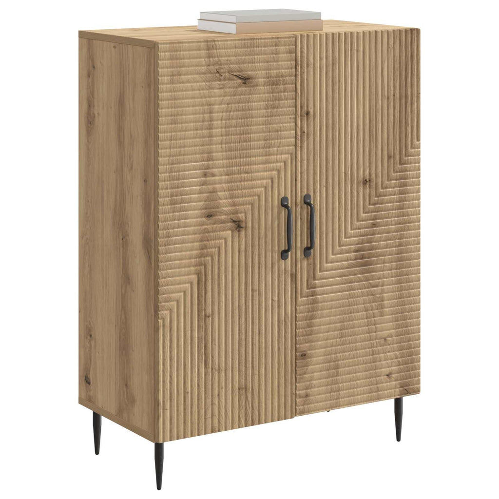 vidaXL Bufet Dąb artisan 66 x 34,5 x 89,5 cm Drewno inżynieryjne