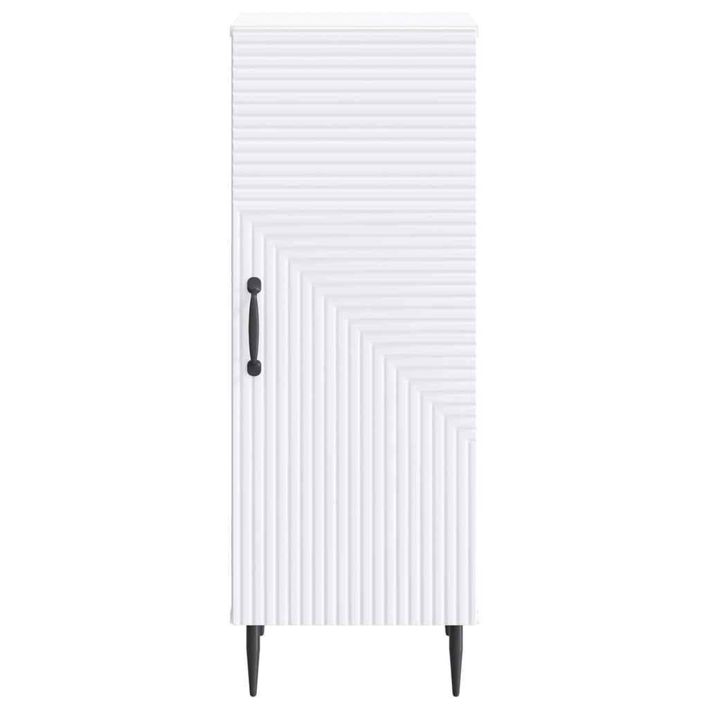 vidaXL Bufet Biały 33 x 34,5 x 89,5 cm Drewno inżynieryjne
