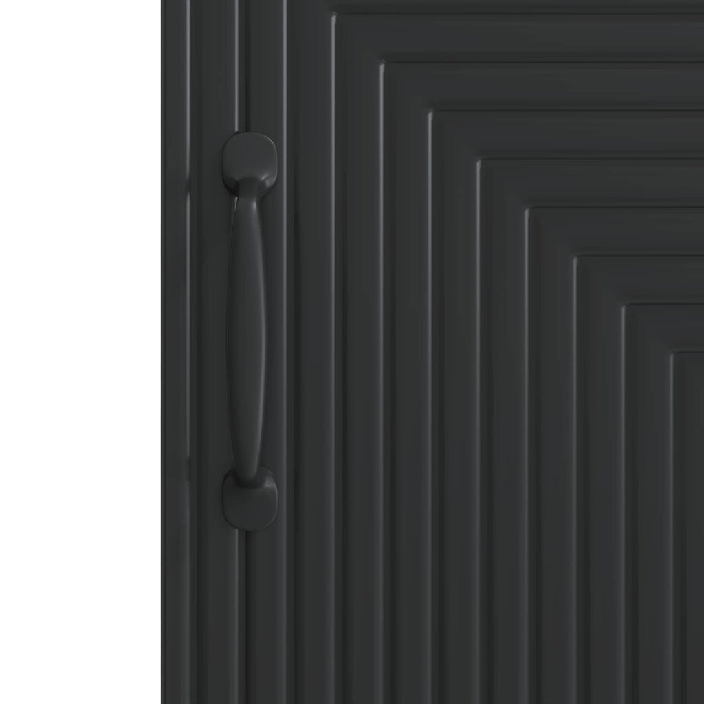 vidaXL Bufet Czarny 33 x 34,5 x 89,5 cm Drewno inżynieryjne