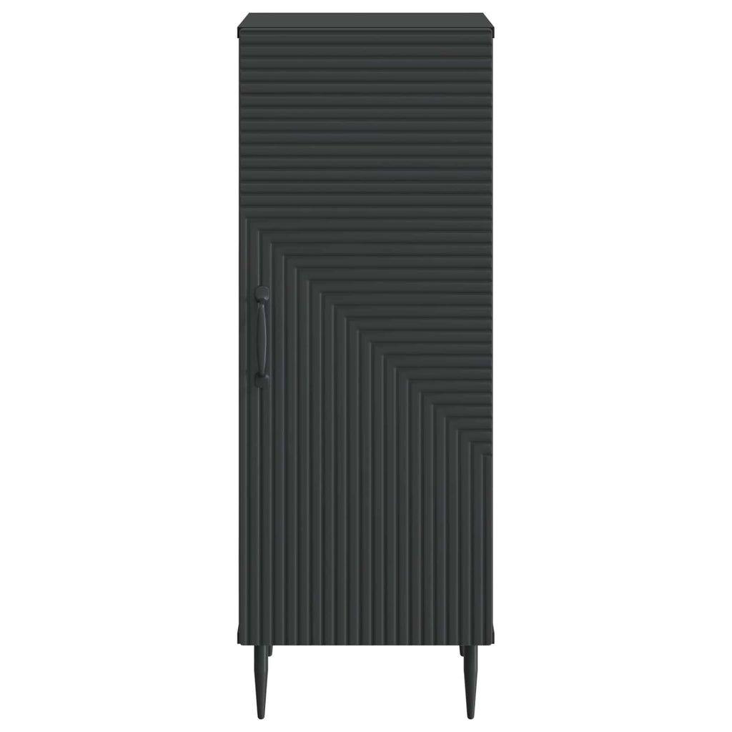vidaXL Bufet Czarny 33 x 34,5 x 89,5 cm Drewno inżynieryjne