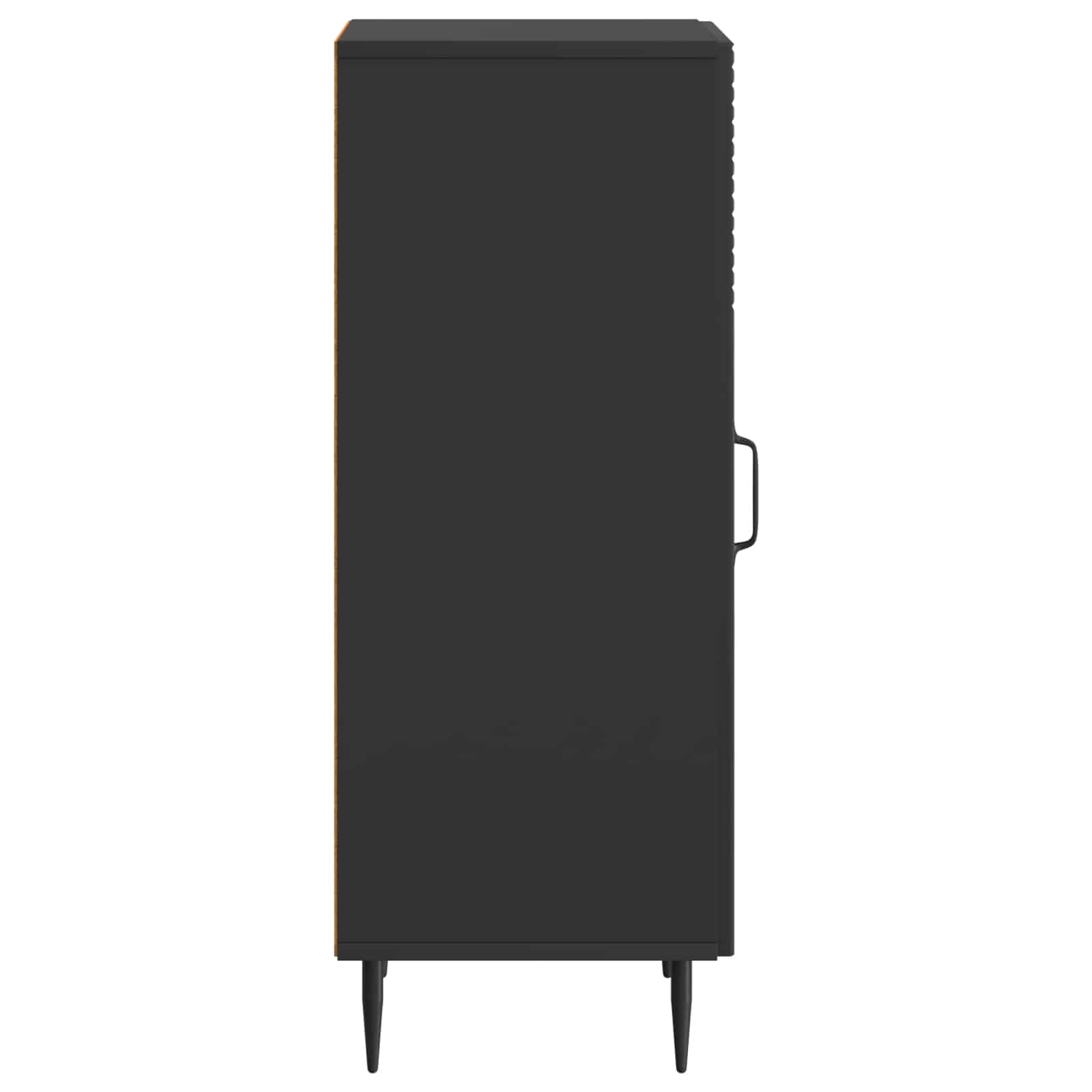 vidaXL Bufet Czarny 33 x 34,5 x 89,5 cm Drewno inżynieryjne