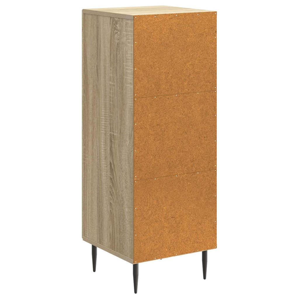 vidaXL Bufet dąb Sonoma 33 x 34,5 x 89,5 cm Drewno inżynieryjne